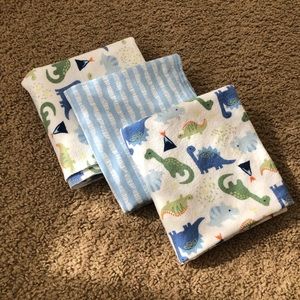 3 Gerber Receiving Blankets